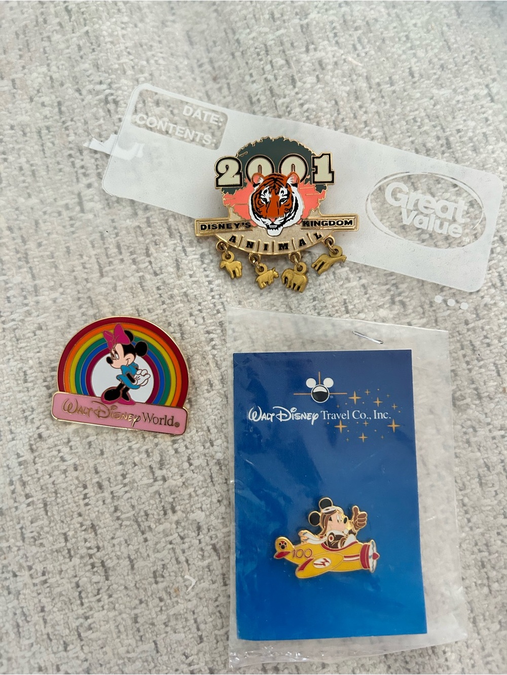 Walt Disney World Vintage Pin Set